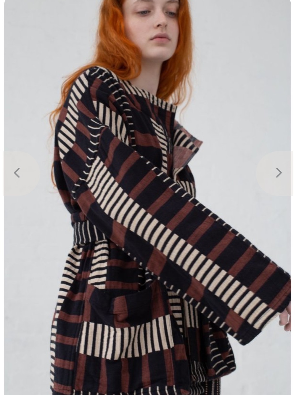 Ace & Jig Reversible Lockwood /Cheshire Sail Cardigan Sz S/ISO Alexa Cardi